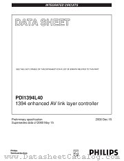 PDI1394L40 datasheet pdf Philips
