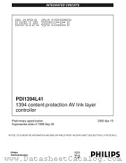 PDI1394L41 datasheet pdf Philips