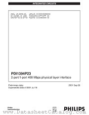 PDI1394P23BD datasheet pdf Philips