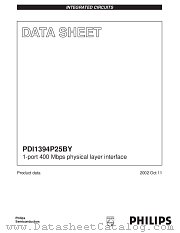 PDI1394P25BY datasheet pdf Philips