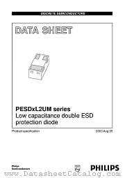 PESD5V0L2UM datasheet pdf Philips