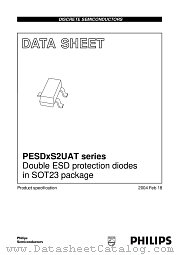 PESDXS2UAT datasheet pdf Philips