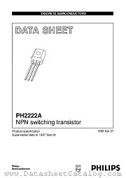 PH2222 datasheet pdf Philips