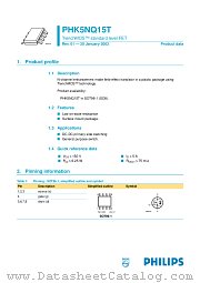PHK5NQ15T datasheet pdf Philips