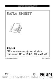 PIMH9 datasheet pdf Philips