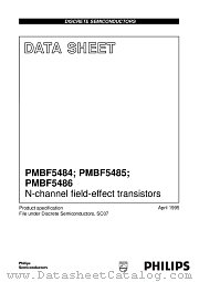 PMBF5486 datasheet pdf Philips