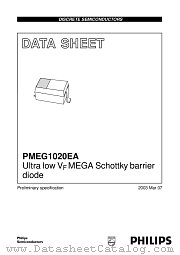 PMEG1020EA datasheet pdf Philips