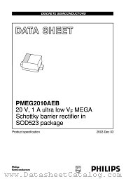PMEG2010AEB datasheet pdf Philips