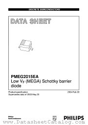 PMEG2015EA datasheet pdf Philips