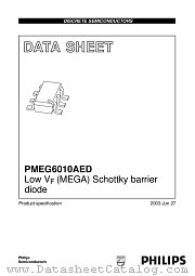 PMEG6010AED datasheet pdf Philips