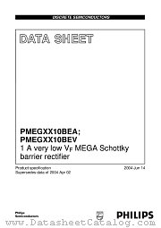 PMEG2010BEV datasheet pdf Philips