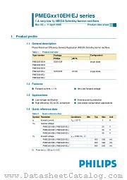 PMEG3010EH datasheet pdf Philips