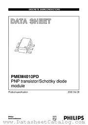 PMEM4010PD datasheet pdf Philips