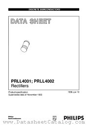 PRLL4002 datasheet pdf Philips