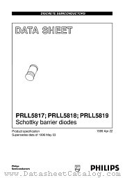 PRLL5819 datasheet pdf Philips