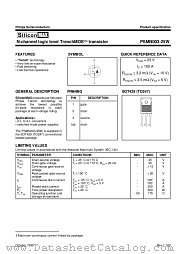 PSMN003-25W datasheet pdf Philips
