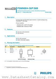 PSMN004-36P datasheet pdf Philips