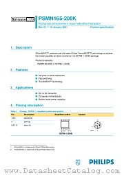 PSMN165-200K datasheet pdf Philips