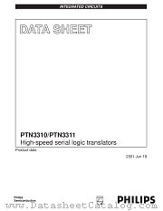 PTN3311 datasheet pdf Philips