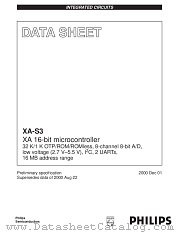 XA-S3 datasheet pdf Philips
