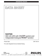 SA57026-XX datasheet pdf Philips
