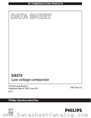 SA575DK datasheet pdf Philips