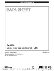 SA5778 datasheet pdf Philips