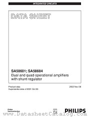 SA58604 datasheet pdf Philips