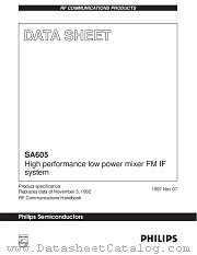 SA605N datasheet pdf Philips