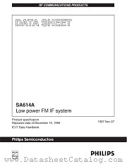 SA614AN datasheet pdf Philips