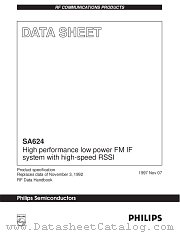 SA624D datasheet pdf Philips