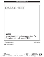 SA626DK datasheet pdf Philips