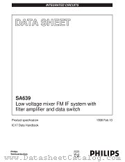 SA639DH datasheet pdf Philips