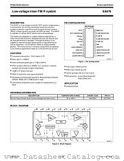 SA676 datasheet pdf Philips