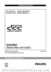 SAA2003H datasheet pdf Philips