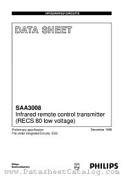 SAA3008T datasheet pdf Philips