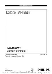 SAA4952WP datasheet pdf Philips