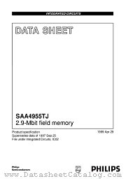 SAA4955TJ datasheet pdf Philips