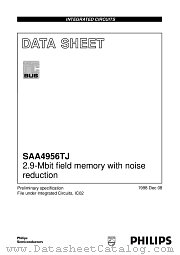 SAA4956TJ datasheet pdf Philips
