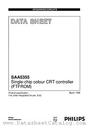 SAA5355 datasheet pdf Philips