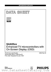 SAA5562 datasheet pdf Philips