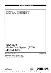 SAA6579T datasheet pdf Philips