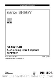 SAA6713AH datasheet pdf Philips