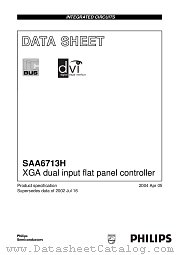 SAA6713H datasheet pdf Philips