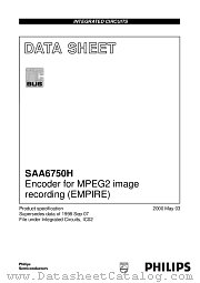 SAA6750 datasheet pdf Philips