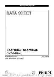 SAA7109A datasheet pdf Philips