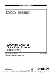 SAA7124WP datasheet pdf Philips