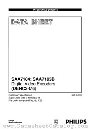 SAA7184WP datasheet pdf Philips