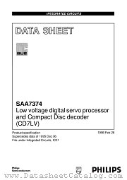 SAA7374GP datasheet pdf Philips