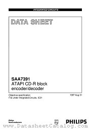 SAA7391 datasheet pdf Philips
